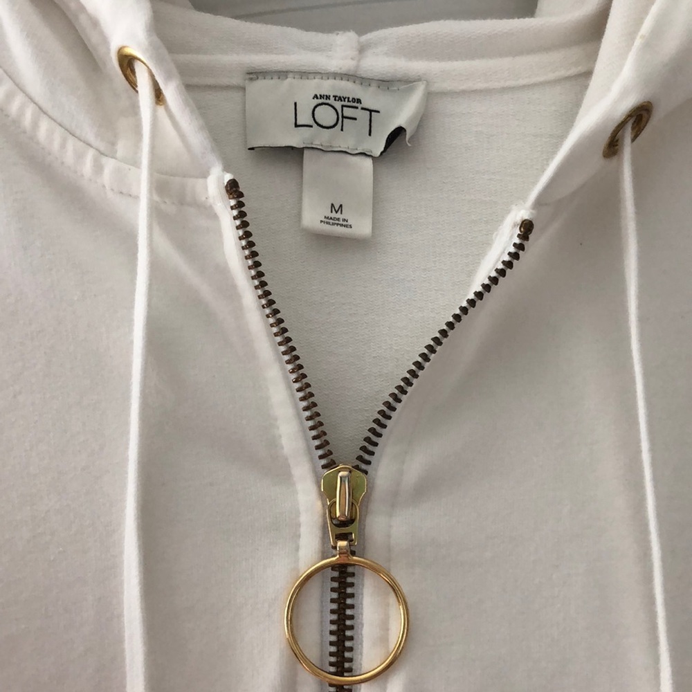 LOFT cropped hoodie